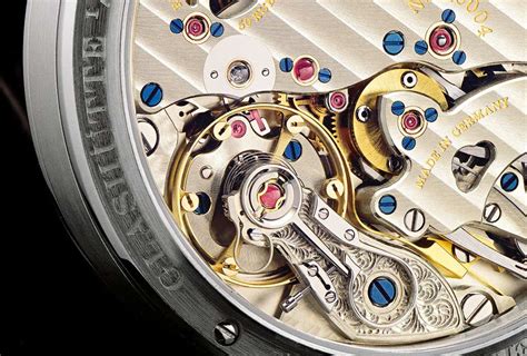 jewels in a watch movement.